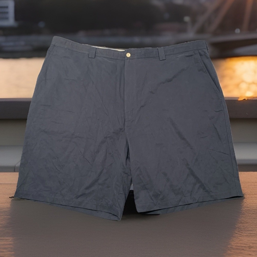 Caribbean Mens Shorts Size 48 Gray Flat Front Performance Stretch Tech Golf
